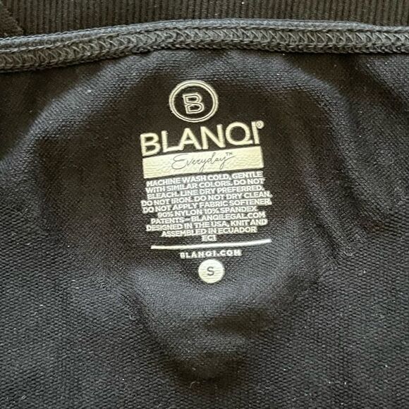 Blanqi Everyday Maternity Belly Support Seamless Tank Top Black Small - Picture 4 of 4